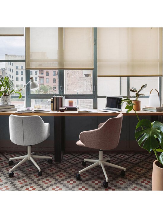 Kave Home - Einara-työtuoli - MUSTA,VAALEANPUNAINEN,VALKOINEN | Stockmann - photo 6