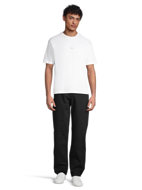 A.P.C - Jersey Micro Logo t-paita - TAG WHITE/BLACK | Stockmann - photo 2