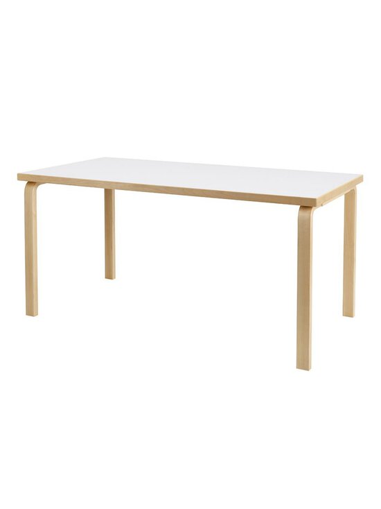 Artek - Pöytä 81A koivu/valkoinen laminaatti 75 x 150 cm - BROWN | Stockmann - photo 1