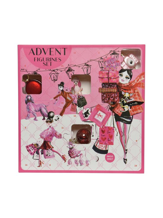 Jõulukaunistustega advendikalender Pink