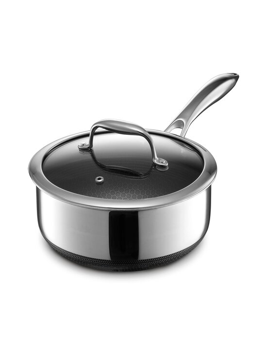 HexClad - Hybrid- kannellinen kattila 2,8 l - BLACK / RST | Stockmann - photo 2