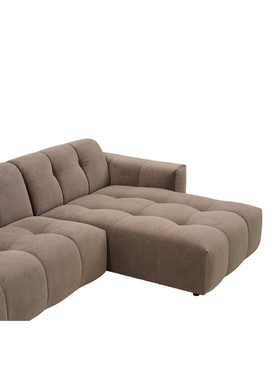 Furninova - Chess-divaanisohva Trapani-kangas harmaanruskea L 293 / oikea - GREY | Stockmann - photo 5