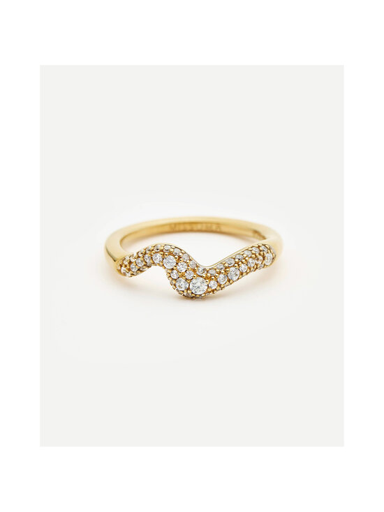 MISSOMA - Sõrmus Molten Snow Stacking - GOLD | Stockmann - photo 2