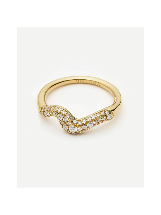 MISSOMA - Sõrmus Molten Snow Stacking - GOLD | Stockmann - photo 3