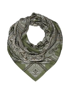 Stenströms - Modaali-kashmirsekoitehuivi 130 x 130 cm - 461 GREEN PATTERN | Stockmann