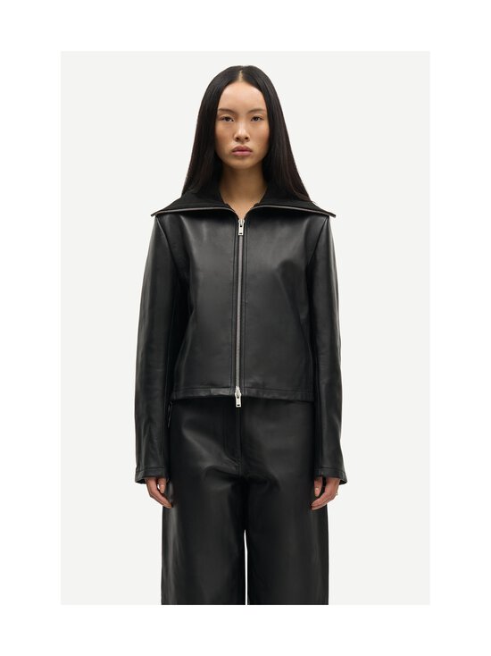 Samsoe Samsoe - Sashira-nahkatakki - CLR000021 BLACK | Stockmann - photo 3