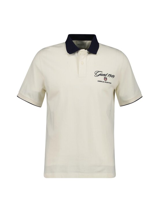 GANT - Graphic Pique polo krekls - 130 CREAM | Stockmann - photo 1