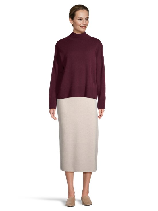 ESSENTIALS by Stockmann - Sicilia Loose Fit -kashmirneulepusero - WINE - HAWTHORN 25515 | Stockmann - photo 2