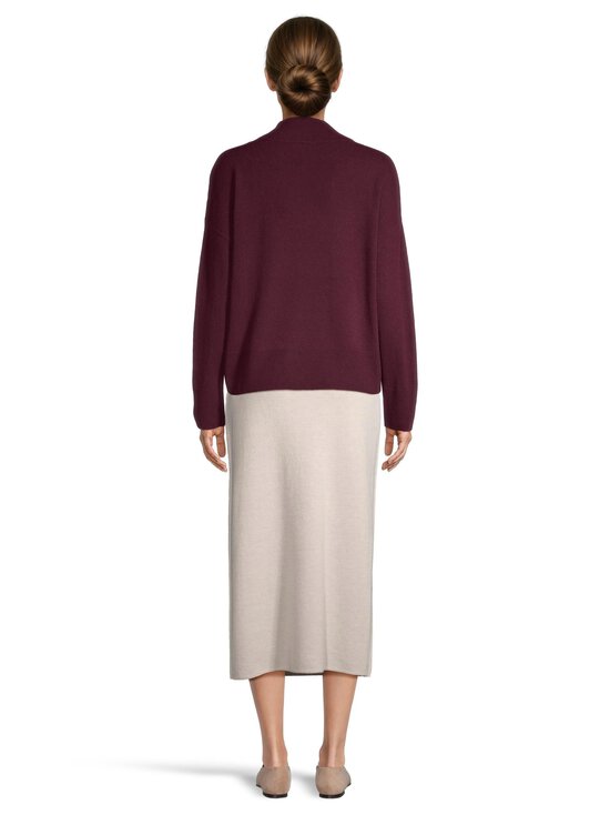 ESSENTIALS by Stockmann - Sicilia Loose Fit -kashmirneulepusero - WINE - HAWTHORN 25515 | Stockmann - photo 3