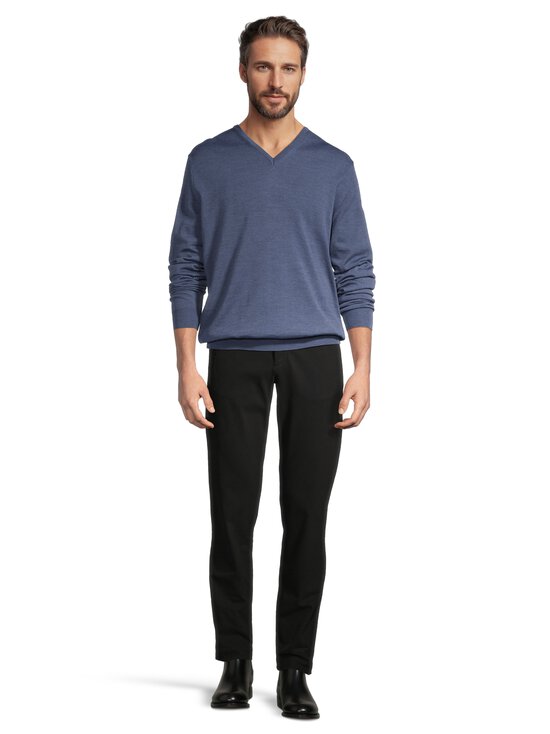 Stenströms - V-Neck-merinovillaneule - 160 DARK BLUE | Stockmann - photo 2