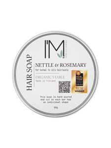 I'M Nordic Eco Cosmetics - Juuste ja keha seep Hair Soap Nettle & Rosemary | Stockmann
