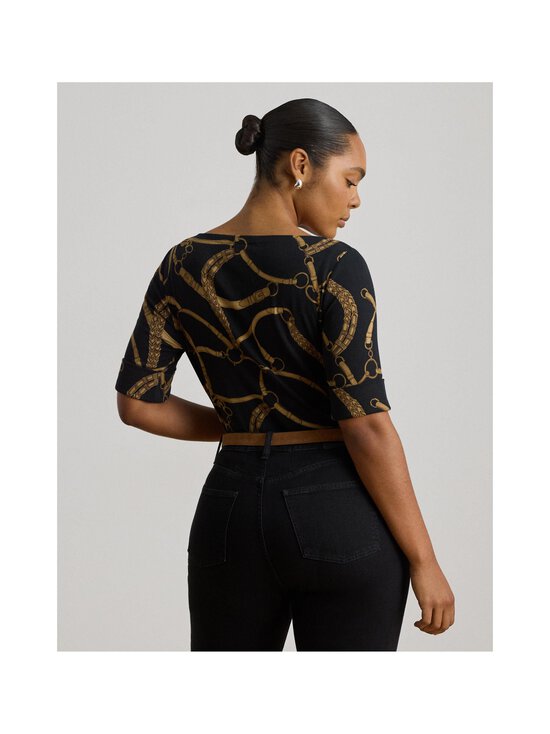 Lauren Ralph Lauren - Knit t-paita - BLACK/TAN | Stockmann - photo 3