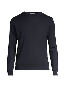 Stenströms - Crew Neck -silkki-kashmirneule - 195 NAVY | Stockmann