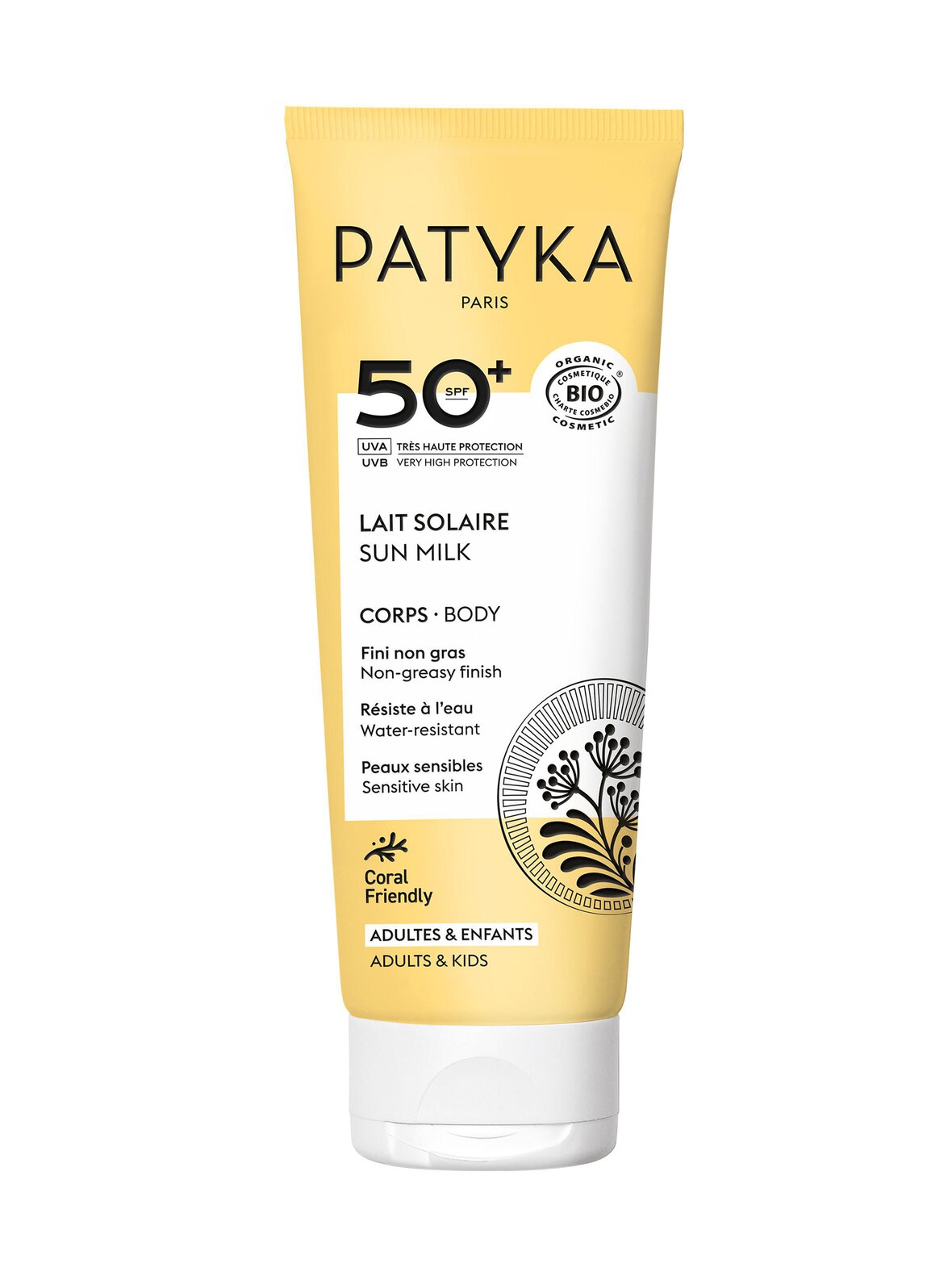 Body Sun Milk SPF 50+ -aurinkovoide, 100 ml