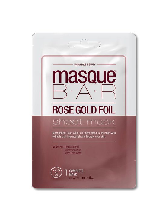 Rose Gold Foil Sheet Mask -kasvonaamio