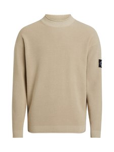 Calvin Klein Jeans - Kampsun Badge Relaxed - PED PLAZA TAUPE | Stockmann