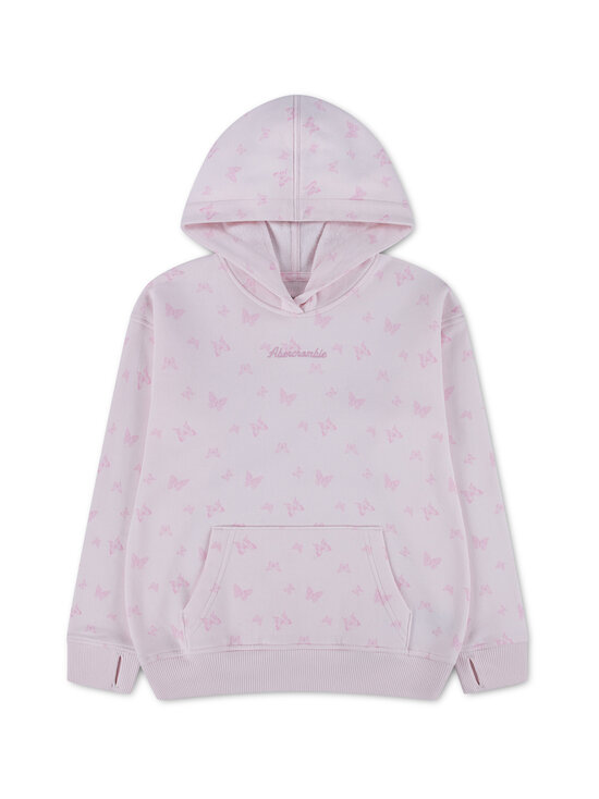 Abercrombie & Fitch - Apdrukāts džemperis ar kapuci - ARG-PINK BUTTERFLY FLORAL | Stockmann - photo 1
