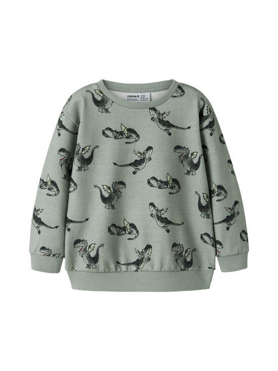 Name It - NmmKasse Regular -collegepaita - GREEN MILIEU | Stockmann - photo 1