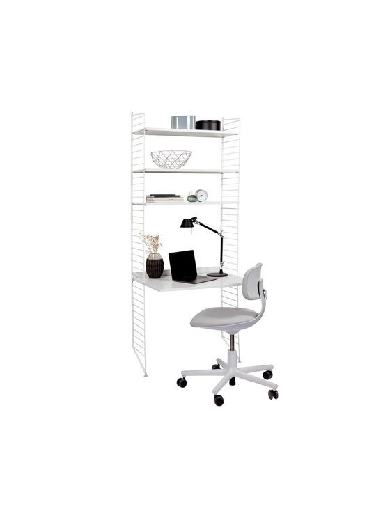 String - String System -työpöytä-/hyllykokonaisuus valkoinen - WHITE | Stockmann - photo 1