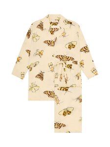 Olivia von Halle - Casablanca Opaline - puuvilla-silkkipyjama - CREAM | Stockmann