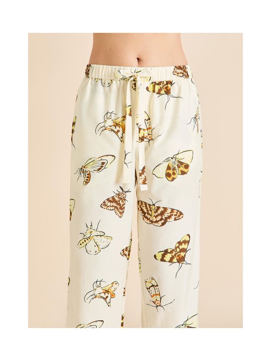 Olivia von Halle - Casablanca Opaline - puuvilla-silkkipyjama - CREAM | Stockmann - photo 5