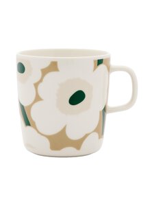 Marimekko - Unikko-muki - WHITE, BEIGE, LT.SAND, D.GREEN | Stockmann
