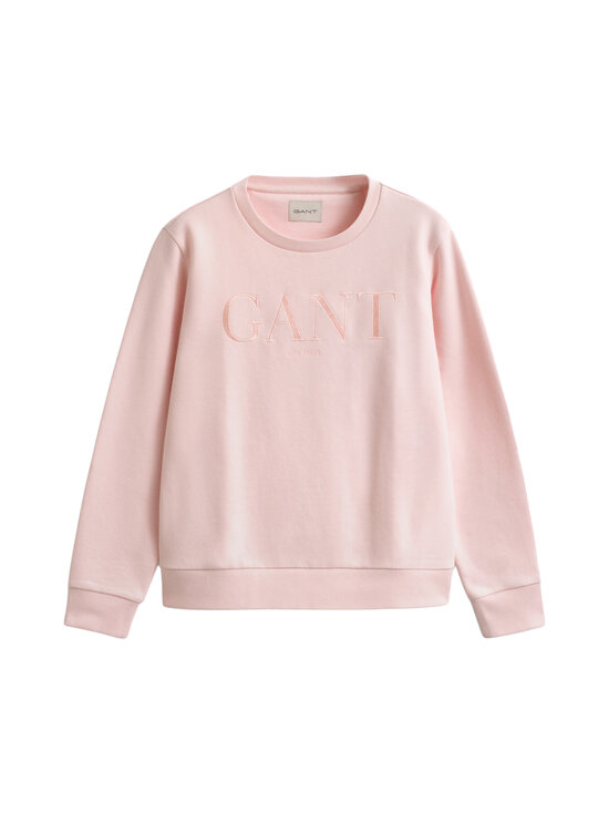 GANT - Tonal Graphic C-neck -collegepaita - 647 APRICOT PINK | Stockmann - photo 1
