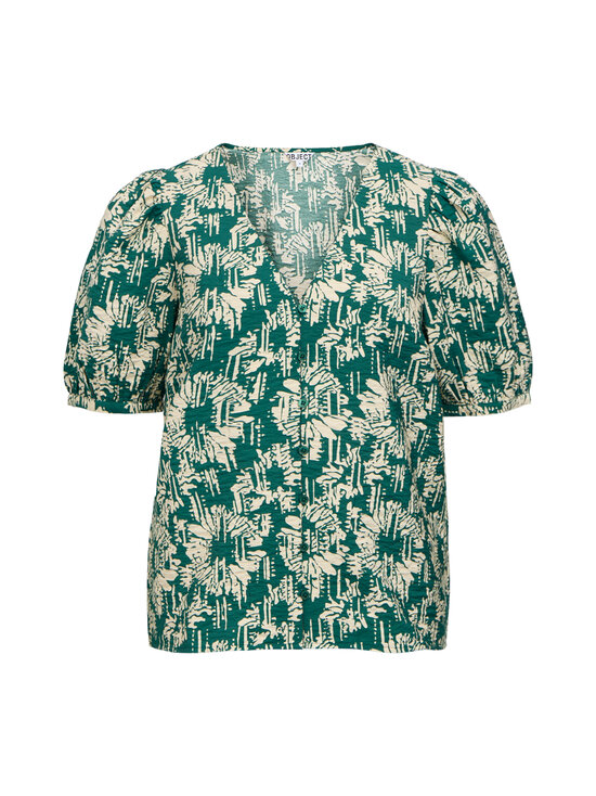 Object - ObjJacira V-Neck -pusero - BOTANICAL GARDEN AOP:SANDSHELL ABSTRACT | Stockmann - photo 1