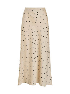 Vila - Midiseelik ViEllette - CEMENT AOP:BLACK DOTS | Stockmann