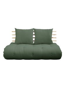 Karup Design - Shin Sano -futonsohva olive green/mänty - GREEN | Stockmann
