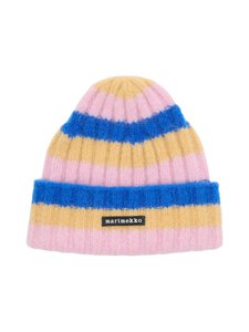 Marimekko - Järjestys Kioski -neulepipo - 853 BEIGE, BLUE, LIGHT PINK | Stockmann