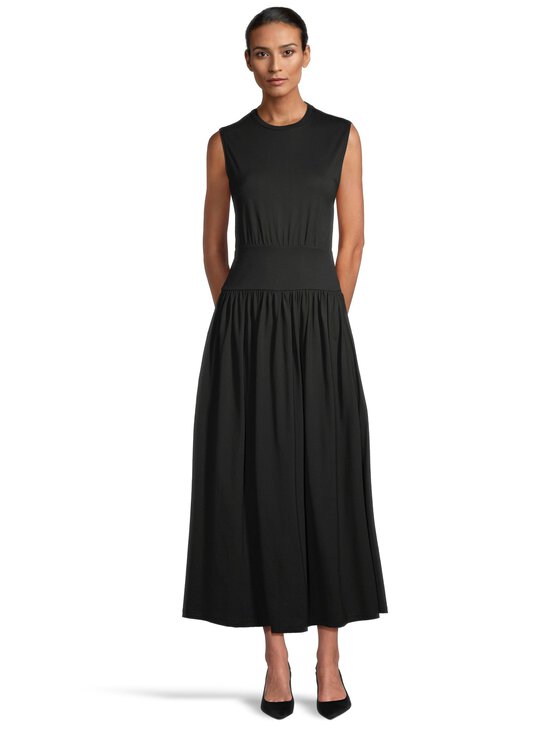 TOTEME - Sleeveless Cotton Tee -mekko - BLACK 200 - photo 2 TOTEME - Sleeveless Cotton Tee -mekko - BLACK 200 | Stockmann - photo 2