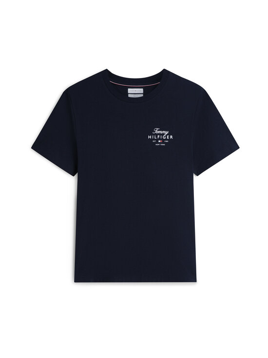 Tommy Hilfiger - Script Stack t-paita - DW5 DESERT SKY | Stockmann - photo 1