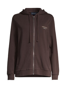 Lexington - Lukuga kapuutsiga pusa Classic Logo Zip - 246 DARK BROWN | Stockmann