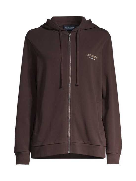 Lexington - Lukuga kapuutsiga pusa Classic Logo Zip - 246 DARK BROWN | Stockmann - photo 1