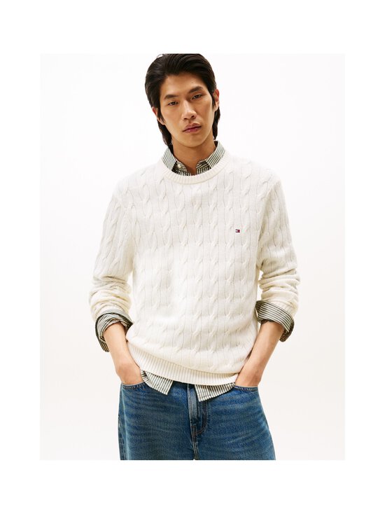 Tommy Hilfiger - Palmikkokuvioitu villasekoiteneule - Z00 IVORY PETAL - photo 4 Tommy Hilfiger - Palmikkokuvioitu villasekoiteneule - Z00 IVORY PETAL | Stockmann - photo 4