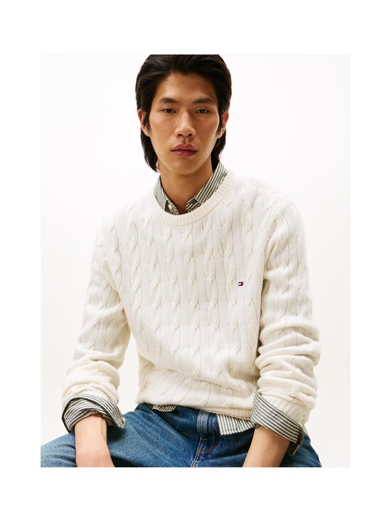 Tommy Hilfiger - Palmikkokuvioitu villasekoiteneule - Z00 IVORY PETAL - photo 5 Tommy Hilfiger - Palmikkokuvioitu villasekoiteneule - Z00 IVORY PETAL | Stockmann - photo 5