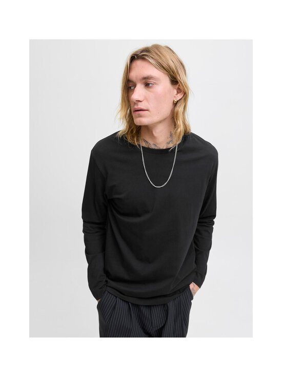 Jack & Jones - JjeOrganic Basic trikotāžas krekls - BLACK | Stockmann - photo 7