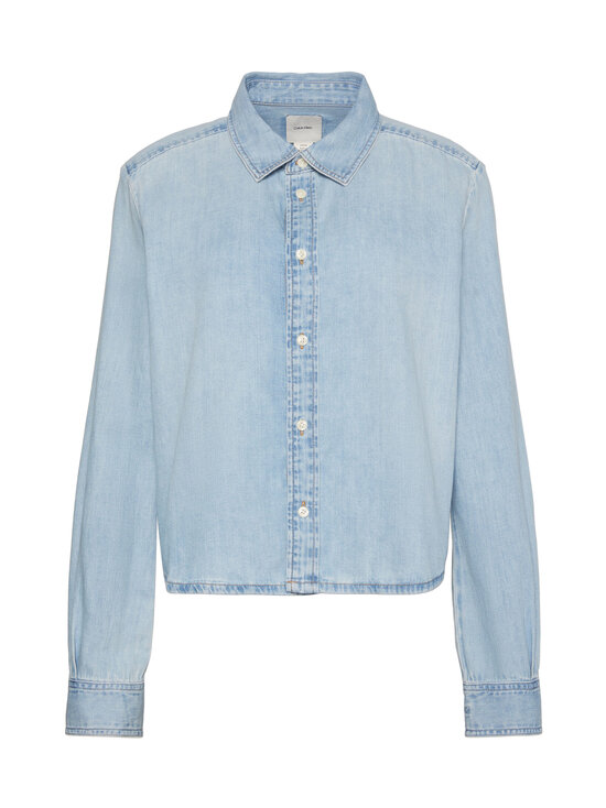 Calvin Klein Jeans - Cropped-paita - 346 BRIGHTON BLUE | Stockmann - photo 1