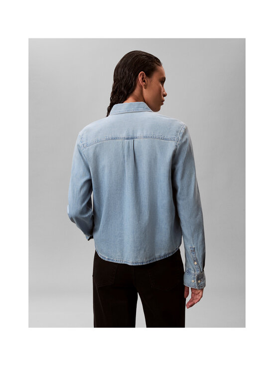 Calvin Klein Jeans - Cropped-paita - 346 BRIGHTON BLUE | Stockmann - photo 4