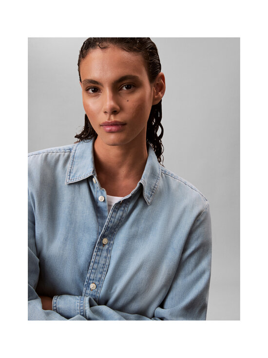 Calvin Klein Jeans - Cropped-paita - 346 BRIGHTON BLUE | Stockmann - photo 6