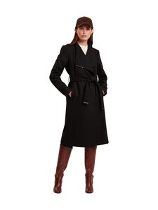 Ted Baker London - Rose Mid Length Belted Wrap -villakangastakki - 00 BLACK Ted Baker London - Rose Mid Length Belted Wrap -villakangastakki - 00 BLACK | Stockmann
