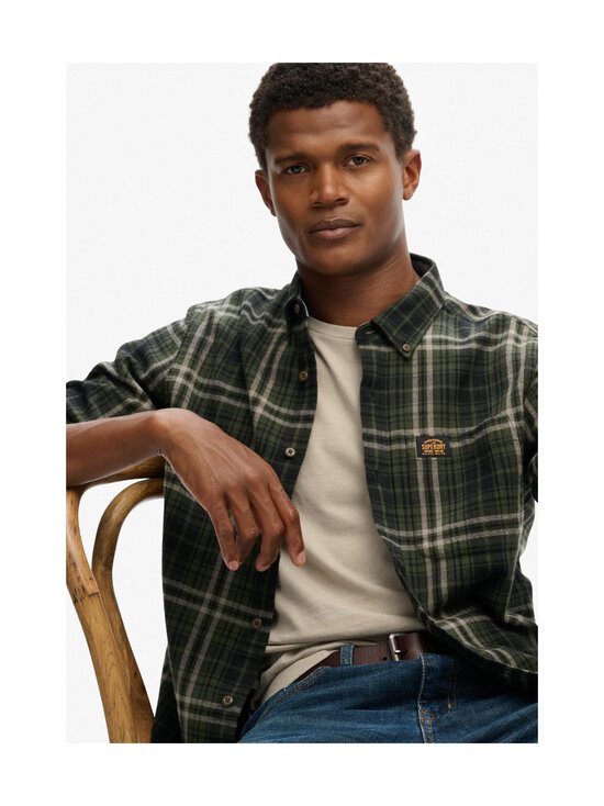 Superdry - Cotton Lumberjack -kauluspaita - H7J FRONTIER CHECK OLIVE GREEN - photo 5 Superdry - Cotton Lumberjack -kauluspaita - H7J FRONTIER CHECK OLIVE GREEN | Stockmann - photo 5