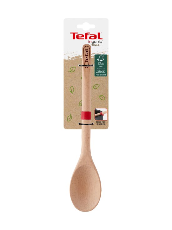 Tefal - Ingenio Wood -puulusikka - WOOD/RED | Stockmann - photo 2