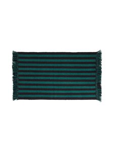 HAY - Stripes and Stripes -villamatto 52 x 95 cm - GREEN | Stockmann