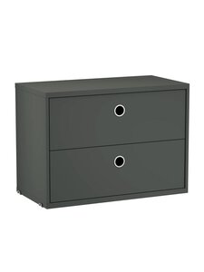String Furniture - String System -lipasto tummanharmaa 58 x 30 cm - GREY | Stockmann
