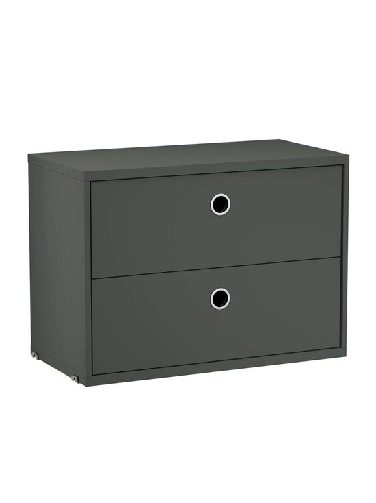 String Furniture - String System -lipasto tummanharmaa 58 x 30 cm - GREY | Stockmann - photo 1