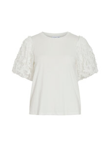 Vila - Pluus ViOnesca O-Neck - SNOW WHITE | Stockmann