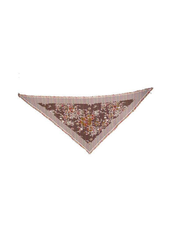 A+more - Žakaarmustriga sall Otriangle Jacquard 75 × 177 cm - OFFWHITE/BROWN | Stockmann - photo 2