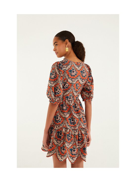 Farm Rio - Victorian Floral Terracotta Mini -mekko - 25226 VICTORIAN FLORAL TERRACOTA | Stockmann - photo 2